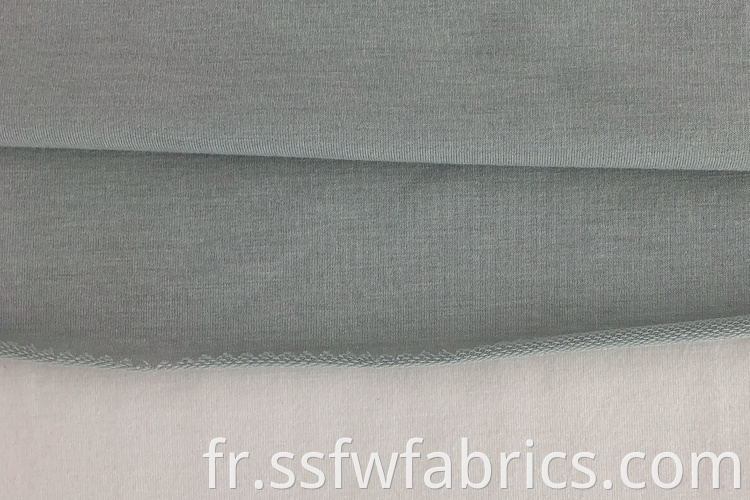 Grey French Terry Cloth Fabric